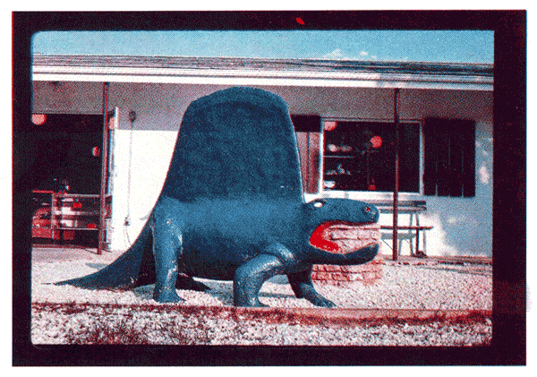 Various prints of a dinosaur image